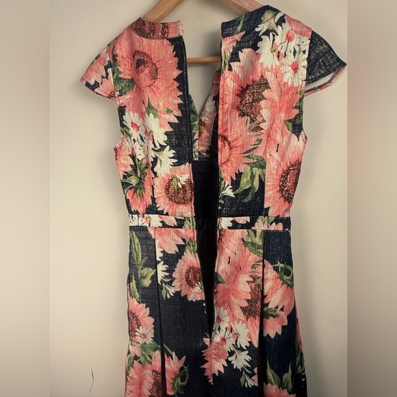 Mod ClothWomen's "Personal Boldness" Fit & Flare Dress Floral Print Size 2 EUC - Picture 4 of 16